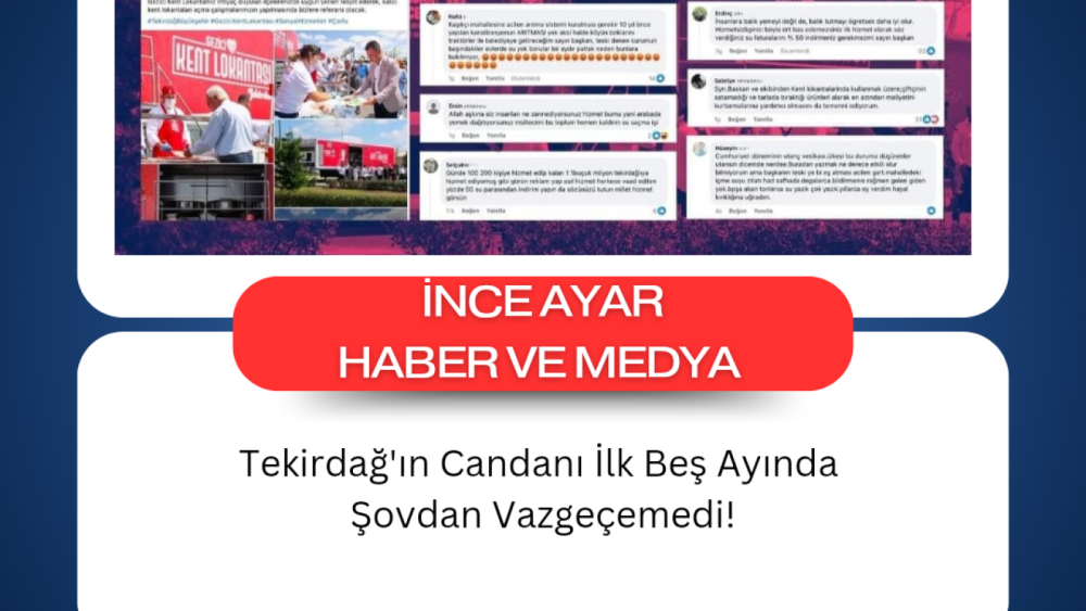 Tekirdağ’ın Candanı İlk Beş Ayında Şovdan Vazgeçemedi!